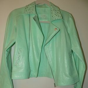 Justice faux leather Jacket